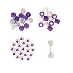 AussieSuperStore Jewellery Making Supplies Bead Kit Plastic Heart Feature Bead Kit Plastic Heart Feature | Jewellery Making Beads | Kids Beads 9331468024972 VBX43