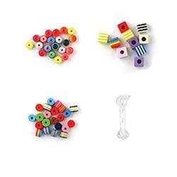 AussieSuperStore Jewellery Making Supplies Bead Kit Plastic Liquorice Bead Kit Plastic Liquorice | Jewellery Making Beads | Kids Beads 9331468008217 VBX24