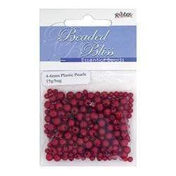 AussieSuperStore Jewellery Making Supplies Bead Plastic Pearl 4-6mm Bead Plastic Pearl 4-6mm|Jewellery Making Beads|Jewellery Making Supplies 9323823159207 BB1002