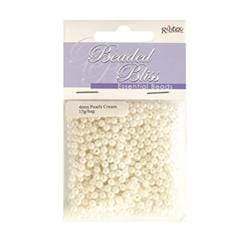 AussieSuperStore Jewellery Making Supplies Bead Plastic Pearl 4mm (in 3 colours) Bead Plastic Pearl 4mm |Jewellery Making Beads|Jewellery Making Supplies