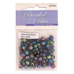 AussieSuperStore Jewellery Making Supplies Bead Plastic Round 6-8mm (in 4 colours) Bead Plastic Round 6-8mm|Jewellery Making Beads|Jewellery Making Supplies