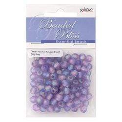 AussieSuperStore Jewellery Making Supplies Bead Plastic Round Facet 7mm (in 4 colours) Bead Plastic Round Facet 7mm|Jewellery Making Beads|Jewellery Making Supplies