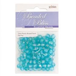 AussieSuperStore Jewellery Making Supplies Bead Plastic Round Facet 7mm (in 4 colours) Bead Plastic Round Facet 7mm|Jewellery Making Beads|Jewellery Making Supplies