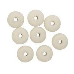 AussieSuperStore Jewellery Making Supplies Bead Porcelain Donut Bead Porcelain Donut| Jewellery Making Beads| Jewellery Making Supplies 9323823159481 BD020