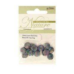 AussieSuperStore Jewellery Making Supplies Bead Shell Disc 10mm (in 4 colours) Bead Shell Disc 10m | Jewellery Making Beads Supplies | cabochon