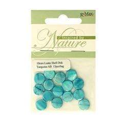 AussieSuperStore Jewellery Making Supplies Bead Shell Disc 10mm (in 4 colours) Bead Shell Disc 10m | Jewellery Making Beads Supplies | cabochon