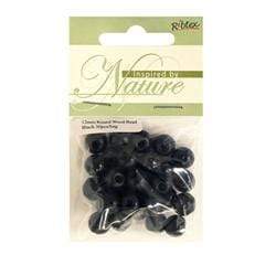 AussieSuperStore Jewellery Making Supplies Bead Wooden Round 12mm (in 3 colors) Bead Wooden Round 12mm (in 3 colors) | Jewellery Making Beads