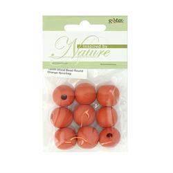 AussieSuperStore Jewellery Making Supplies Bead Wooden Round 18mm Bead Wooden Round 18mm | Jewellery Making Beads | Beads 9323823127541 WB015