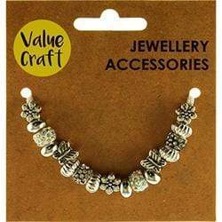 AussieSuperStore Jewellery Making Supplies Beads with Large Holes with Butterfly/Flower Beads with Large Holes with Butterfly/Flower | Jewellery & Beading Supplies 9331468054443 VJY178