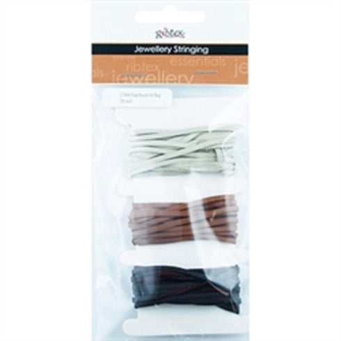 AussieSuperStore Jewellery Making Supplies Beige/Tan/Brown JF Thonging Simulated Leather 3mm (in 3 colours) JF Thonging Simulated Leather 3mm (in 3 colours) | Jewellery Making Stringing Material | Jewellery Making Supplies 9323823191443 JFST063