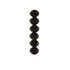 AussieSuperStore Jewellery Making Supplies Black Bead Crystal Squashed Facet 6mm 42pcs (in 5 colours) Bead Crystal Squashed Facet 6mm 42pcs | Jewellery Making Beads 9323823153533 CRY031