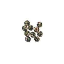 AussieSuperStore Jewellery Making Supplies Black Cloisonne Round Beads (in 4 colors) Cloisonne Round Beads|Jewellery Making Beads|Jewellery Making Supplies 9323823074272 CLS103