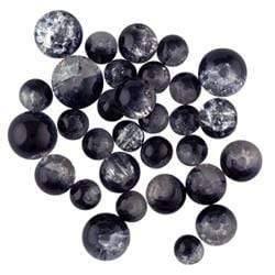 AussieSuperStore Jewellery Making Supplies Black Glass Crackle Beads (in 3 colors) Glass Crackle Beads| Jewellery Making Beads| Jewellery Making Supplies 9323823127770 CKL005