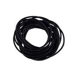 AussieSuperStore Jewellery Making Supplies Black JF Cord Genuine Leather 1.5mm (in 2 colors) Cord Genuine Leather 1.5mm | Jewellery Making Stringing Material 9323823126094 JF851