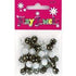 AussieSuperStore Jewellery Making Supplies Black/White Round with Rhinestones Beads (in 2 Varieties) Round with Rhinestones Beads | Jewellery Making Beads 9323823166380 PJS147