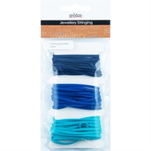 AussieSuperStore Jewellery Making Supplies Blue JF Faux Suede Thonging 2.5mm (in 5 colours) JF Faux Suede Thonging 2.5mm (in 5 colours) | Jewellery Making Stringing Material 9323823191429 JFST061
