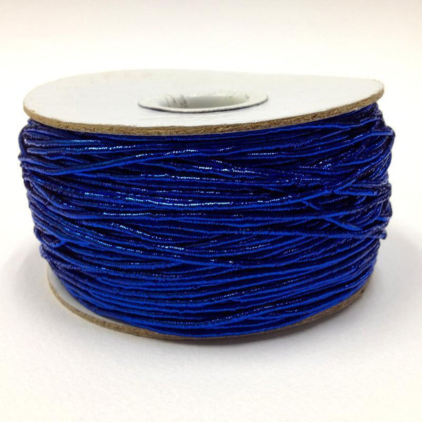 AussieSuperStore Jewellery Making Supplies Blue Metallic Elastic Cord (in 4 colors) Metallic Elastic Cord | Metallic Elastic Beading | Stretchy String ECM-100-4