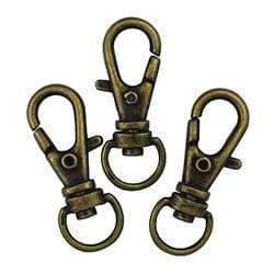 AussieSuperStore Jewellery Making Supplies Boho Gold JF Clasp Lobster Swivel 30mm (in 2 colors) JF Clasp Lobster Swivel 30mm | Jewellery Making Findings 9323823087777 JF355