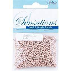 AussieSuperStore Jewellery Making Supplies Bone Seed Bead 1.8mm 25g (in 34 colors) Seed Bead 1.8mm 25g(in 33 colors) | Jewellery Making Beads 9323823183226 SB14012