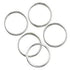 AussieSuperStore Jewellery Making Supplies Bright Silver JF Plastic Ring Round 20mm (in 3 colors) JF Plastic Ring Round 20mm | Jewellery Making Accessories 9323823100216 JF560