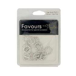 AussieSuperStore Jewellery Making Supplies Buckle Round 16mm Buckle Round 16mm | Wedding Charms and Embellishments 9323823147389 FAV060