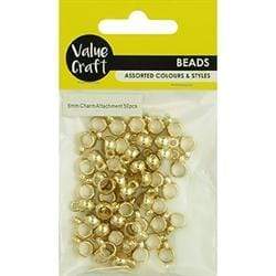 AussieSuperStore Jewellery Making Supplies CCB Beads Charm Attachment 6mm CCB Beads Charm Attachment 6mm | Jewellery Making Beads | Jewellery Making Accessories 9331468054771 VJY630