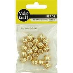 AussieSuperStore Jewellery Making Supplies CCB Beads Ripple 10mm CCB Beads Ripple 10mm | Jewellery Making Beads | Jewellery Making Accessories 9331468054795 VJY632