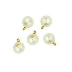 AussieSuperStore Jewellery Making Supplies Charm Ivory Pearls 10mm Charm Ivory Pearls 10mm | Jewellery Making Beads | Jewellery Making Supplies 9331468055747 VJY705