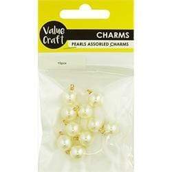 AussieSuperStore Jewellery Making Supplies Charm Ivory Pearls 12mm Charm Ivory Pearls 12mm | Jewellery Making Beads | Jewellery Making Supplies 9331468055730 VJY704