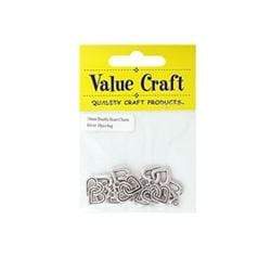 AussieSuperStore Jewellery Making Supplies Charms Double Heart Charms Double Heart | Jewellery Making Supplies 9331468023029 VCCDHSLV