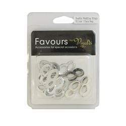 AussieSuperStore Jewellery Making Supplies Charms Double Wedding Rings (in 2 color) Charms Double Wedding Rings (in 2 color) | Craft Party Embellishments