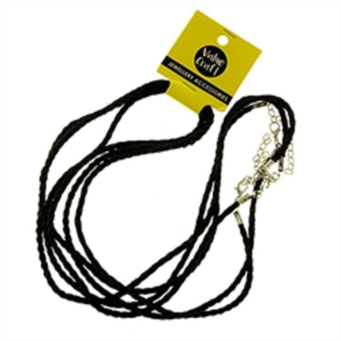 AussieSuperStore Jewellery Making Supplies Cord Necklace with Clasp Cord Necklace with Clasp | Jewellery Making Stringing Material | Jewellery Making Supplies 9331468054627 VJY197