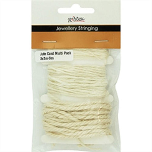 AussieSuperStore Jewellery Making Supplies Cream JF Jute Cord (in 2 colours) JF Jute Cord (in 2 colours) | Jewellery Making Stringing Material 9323823205560 JF19021