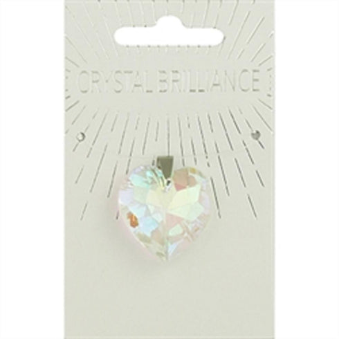 AussieSuperStore Jewellery Making Supplies Crystal AB Chinese Crystal Heart Pendant (in 3 colours) Chinese Crystal Heart Pendant (in 3 colours) | Jewellery Making Beads | Jewellery Making Supplies 9323823205348 CRY19018
