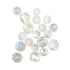 AussieSuperStore Jewellery Making Supplies Crystal AB Glass Round Facet Beads (in 2 styles) Glass Round Facet Beads|Jewellery Making Beads|Jewellery Making Supplies 9323823128449 GB352