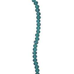 AussieSuperStore Jewellery Making Supplies Crystal Glass Facet Teal Strung Beads Crystal Glass Facet Teal Strung Beads | Jewellery Making Beads 9331468057901 VCBBS15
