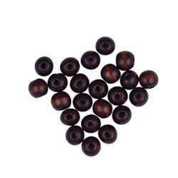 AussieSuperStore Jewellery Making Supplies Dark Brown Bead Wooden Round 12mm (in 3 colors) Bead Wooden Round 12mm (in 3 colors) | Jewellery Making Beads 9323823129132 WB022