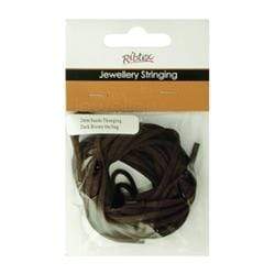 AussieSuperStore Jewellery Making Supplies Dark Brown JF Thonging Suede 2mm (in 6 colors) JF Thonging Suede 2mm | Jewellery Making Stringing Material 9323823163808 JF1120