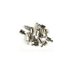 AussieSuperStore Jewellery Making Supplies Dark Silver JF Leather Clamp 12mm (in 3 colors) JF Leather Clamp 12mm | Jewellery Making Accessories 9323823103163 JF475