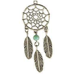 AussieSuperStore Jewellery Making Supplies Dreamcatcher Charm Silver Dreamcatcher Charm Silver | Jewellery Making Accessories 9331468052258 VJY129