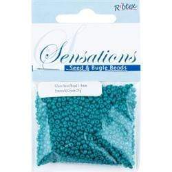AussieSuperStore Jewellery Making Supplies Emerald Green Seed Bead 1.8mm 25g (in 34 colors) Seed Bead 1.8mm 25g(in 33 colors) | Jewellery Making Beads 9323823183158 SB14005