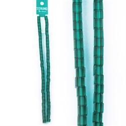 AussieSuperStore Jewellery Making Supplies Emerald Strung Beads Glass Square 6mm (in 2 colors) Strung Beads Glass Square 6mm | Jewellery Making Beads 9323823181369 BBS2014106