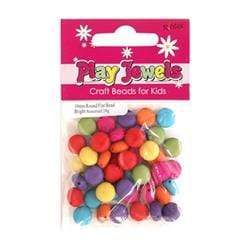 AussieSuperStore Jewellery Making Supplies Flat Round Beads 10mm Flat Round Beads 10mm | Jewellery Making Beads 9323823158750 PJS138