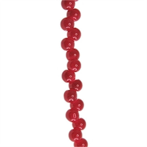 AussieSuperStore Jewellery Making Supplies Frosted Matagami Red Strung Beads Frosted Matagami Red Strung Beads | Jewellery Making Beads | Jewellery Making Supplies 9323823208752 BBS2028