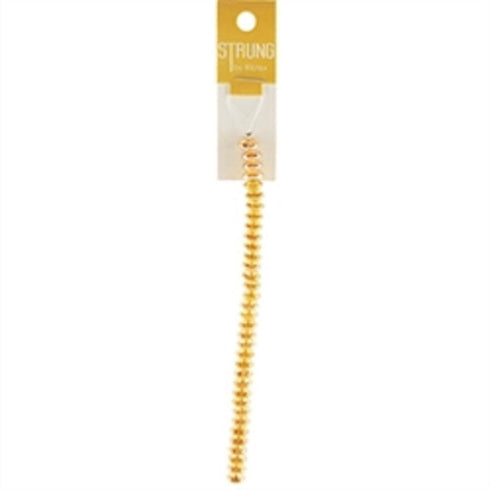 AussieSuperStore Jewellery Making Supplies Glass Amber Clear Strung Beads Glass Amber Clear Strung Beads | Jewellery Making Beads | Jewellery Making Supplies 9323823200145 BBS18003