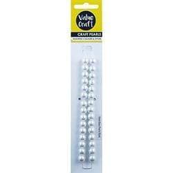AussieSuperStore Jewellery Making Supplies Glass Pearls 10mm White Glass Pearls 10mm White | Jewellery Making Beads 9331468049562 VCGP04