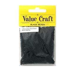 AussieSuperStore Jewellery Making Supplies Glass Seed Beads Black Glass Seed Beads 1.8mm Black | Jewellery Making Beads 9331468017417 VCSBBK
