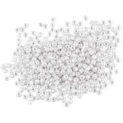 AussieSuperStore Jewellery Making Supplies Glass Seed Beads Ivory Pearl Glass Seed Beads 1.8mm Ivory Pearl | Jewellery Making Beads 9331468007562 VCB48