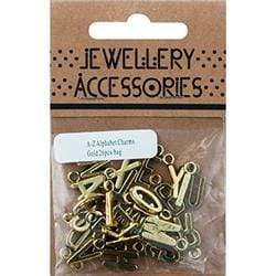 AussieSuperStore Jewellery Making Supplies Gold Alphabet Charm (in 3 colours) Alphabet Charm (in 3 colours) | Jewellery Making Beads| Jewellery Making Supplies 9323823190675 JF1187
