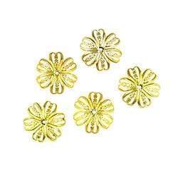 AussieSuperStore Jewellery Making Supplies Gold JF Bead Caps Adjustable (in 2 colors) JF Bead Caps Adjustable | Jewellery Making Accessories 9323823100094 JF543